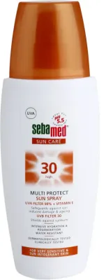 Sebamed Sun Care Multi Protect Sun Spray - Солнцезащитный спрей для чувствительной кожи SPF 30, 150 мл