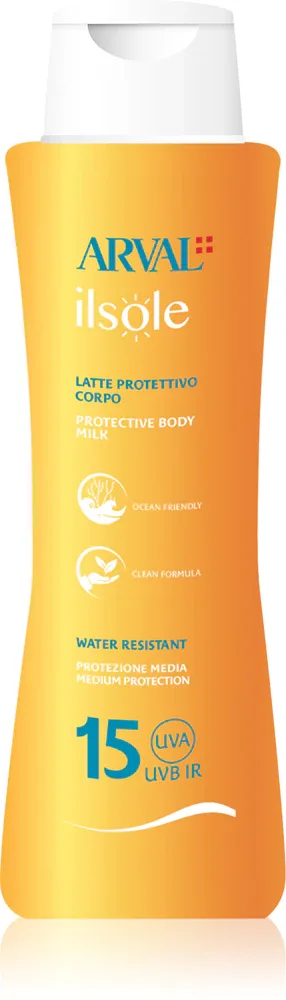 Arval IlSole Protective Body Milk SPF 15 - Защитное молочко для загара SPF 15, 200 мл