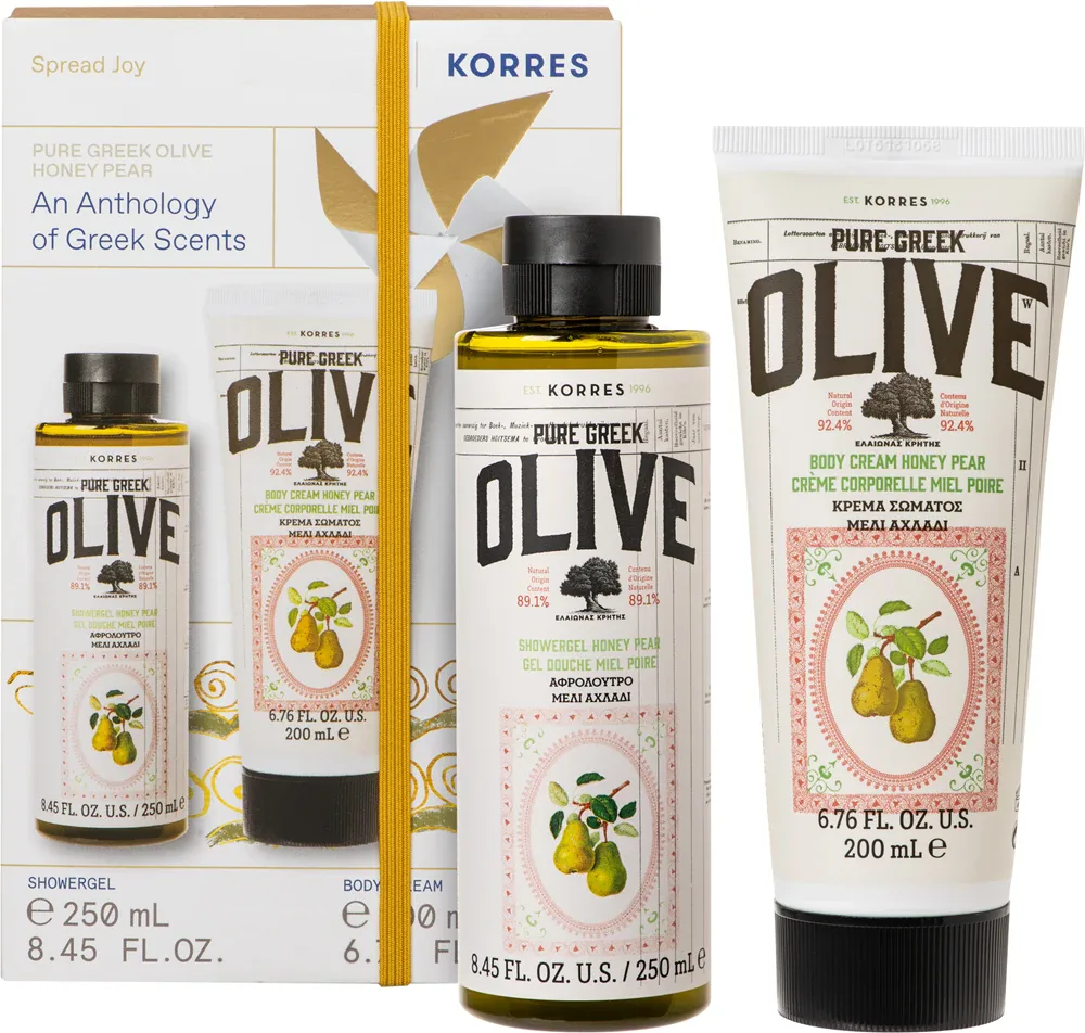 Korres Pure Greek Olive & Honey Pear - Подарочный набор для женщин