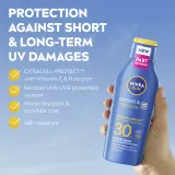 NIVEA SUN Protect & Moisture - Увлажняющее молочко для загара SPF 30, 400 мл — фото 2