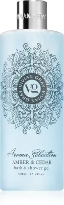 Vivian Gray Aroma Selection Amber & Cedar - гель для ванны и душа, 500 мл