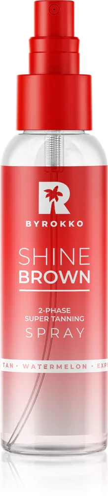 Средство для продления загара BYROKKO Shine Brown Watermelon с экстрактом арбуза, 104 мл