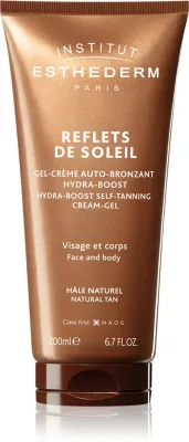 Institut Esthederm Reflects Of Sun Hydra-Boost Self-Tanning Cream-Gel - Самозагарный гель для лица и тела, 200 мл