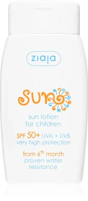 Ziaja Sopot Sun - детское молочко для загара SPF 50+, 125 мл