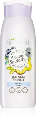 Bielenda Vegan Smoothie Blueberry + Kiwi - Увлажняющий крем для тела, 400 мл