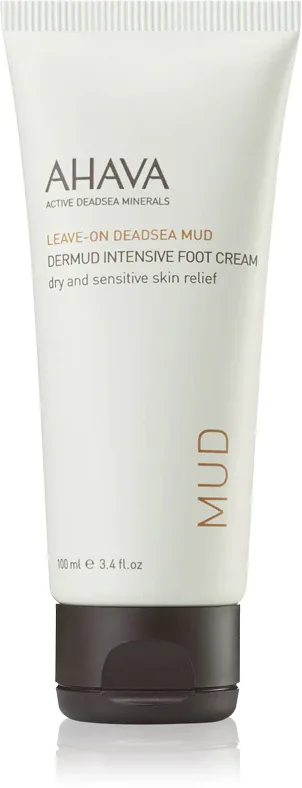 AHAVA Dead Sea Mud - Интенсивный крем для ног для сухой и чувствительной кожи, 100 мл