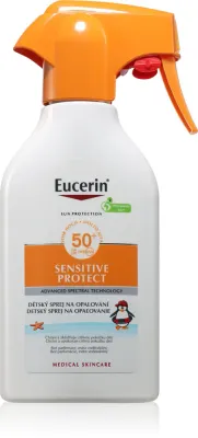 Eucerin Sensitive Protect - Спрей для детей от загара SPF 50+, 250 мл
