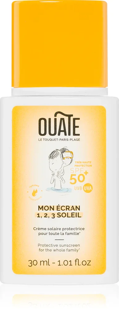 OUATE My 1,2,3 Sunscreen SPF 50+ for Face - Защитный крем для лица от загара SPF 50+ 3y+, 30 мл