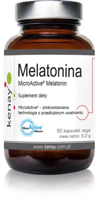 Добавка к пище Kenay Melatonin MicroActive с мелатонином, 60 капсул