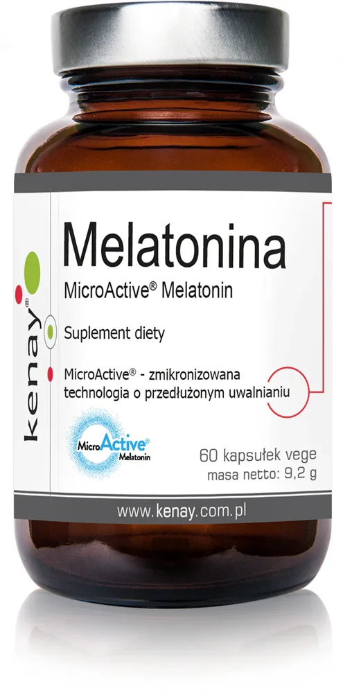 Добавка к пище Kenay Melatonin MicroActive с мелатонином, 60 капсул