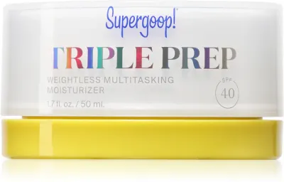 Supergoop! Triple Prep - Увлажняющий крем SPF 40, 50 мл