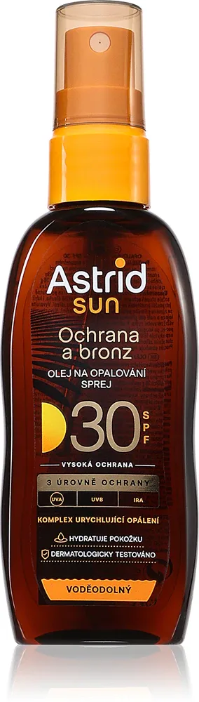 Astrid Sun - Масло для загара SPF 30, 70 мл