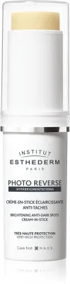 Institut Esthederm Photo Reverse Hyperpigmentation - Солнцезащитный стик для чувствительных участков кожи с пигментными пятнами z wysoką ochroną UV, 10 г