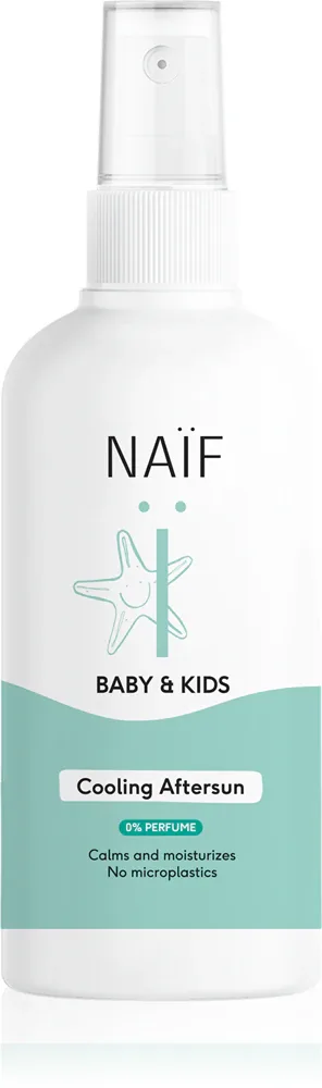 Naif Baby & Kids Cooling Aftersun - Спрей после загара для младенцев и детей без запаха, 175 мл