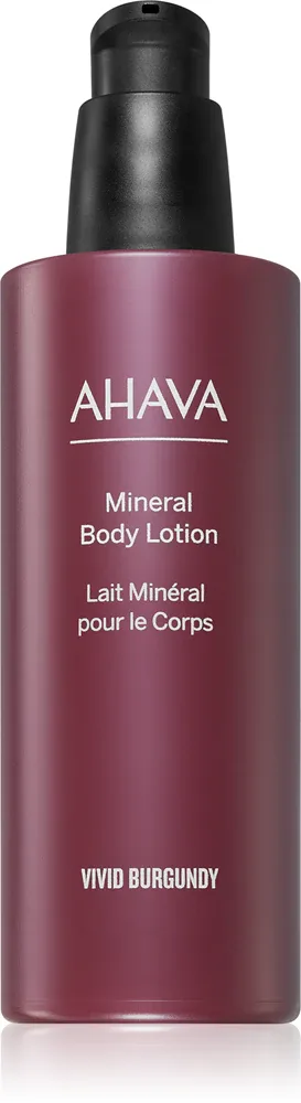 AHAVA Vivid Burgundy - Увлажняющее молочко для тела с минералами Мертвого моря, 250 мл
