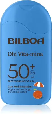 Bilboa Ohi Vitamina Latte - Молочко для загара с витаминами SPF 50+, 200 мл
