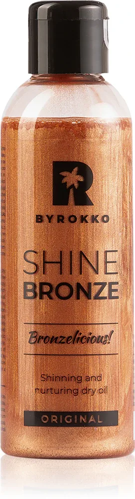 BYROKKO Shine Bronze - Загаривающее сухое масло для тела, 100 мл