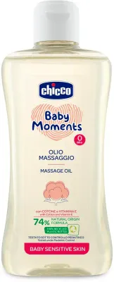 Chicco Baby Moments Sensitive - Масло для массажа, 200 мл