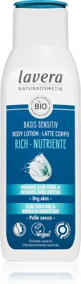 Lavera Basis Sensitiv - Интенсивное питательное молочко для тела для сухой кожи, 250 мл