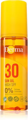 Derma Sun Oil - Уходовое масло для загара SPF 30, 150 мл