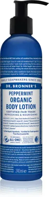 Dr. Bronner’s Peppermint - Освежающий бальзам для тела с увлажняющим действием, 240 мл