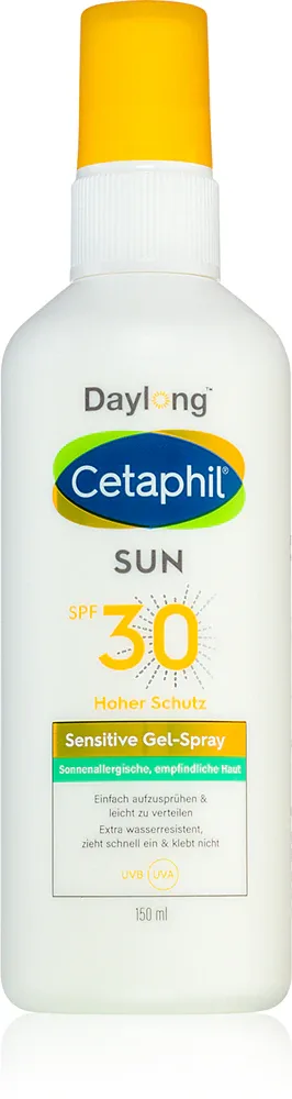 Daylong Cetaphil SUN Sensitive Gel-Spray - Солнцезащитный спрей для чувствительной кожи SPF 30, 150 мл