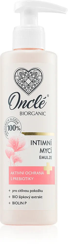 Oncle Biorganic - Гель для интимной гигиены для чувствительной кожи, 200 мл