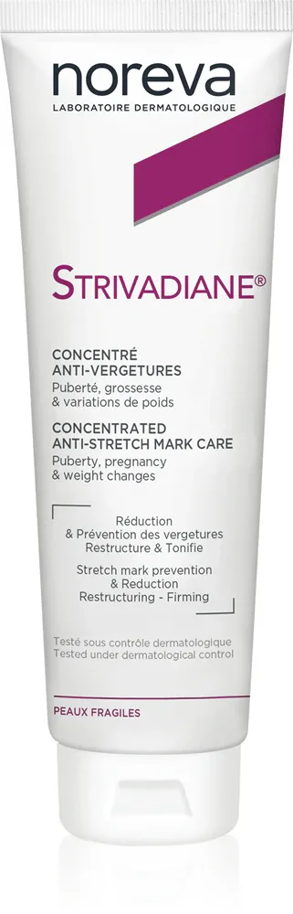 Noreva Strivadiane Concentrated Anti-Stretch Mark Care - Крем против растяжек для тела, 125 мл