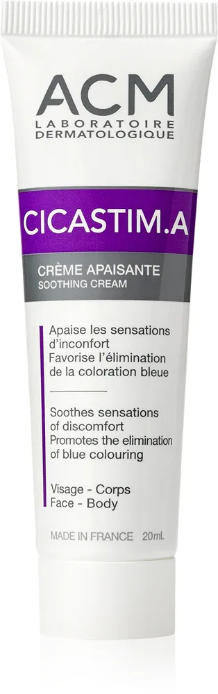 ACM Cicastim A Soothing Cream - Питательный крем, смягчающий отеки и синяки, 20 мл