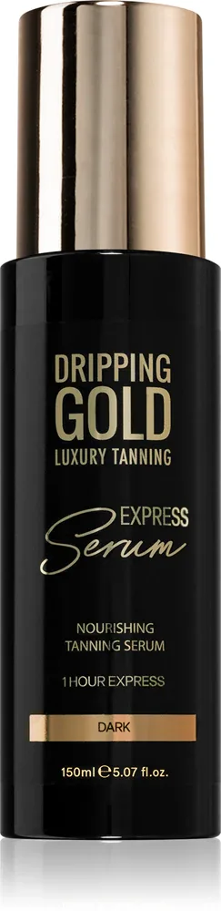 Dripping Gold Express Tanning Serum - Автозагар для тела, 150 мл, оттенок Dark