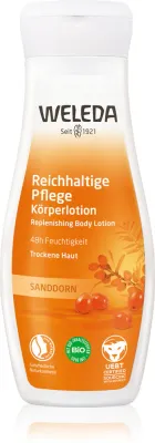 Weleda BIO Sea buckthorn syrup Rakytník - Энергетическое молочко для тела, 200 мл