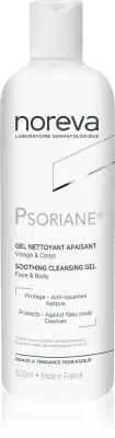 Noreva Psoriane Soothing Cleansing Gel - Очищающий успокаивающий гель для чувствительной кожи, 500 мл