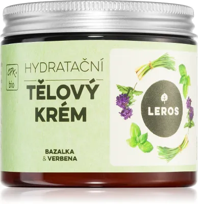 Leros Body cream basil & verbena - Крем для тела питание и увлажнение, 200 мл