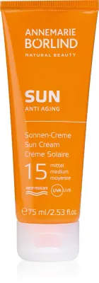 ANNEMARIE BÖRLIND SUN ANTI-AGING - Крем от загара против старения кожи SPF 15, 75 мл