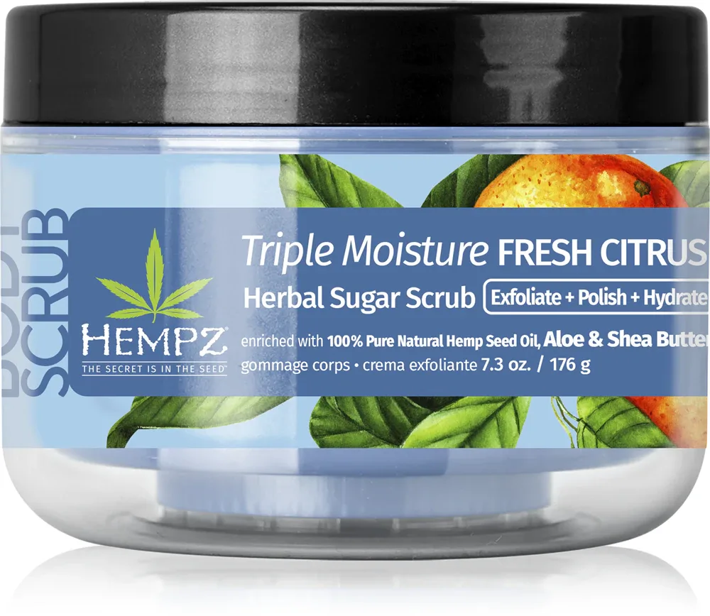 HEMPZ Triple Moisture - Пилинг для тела, 176 г