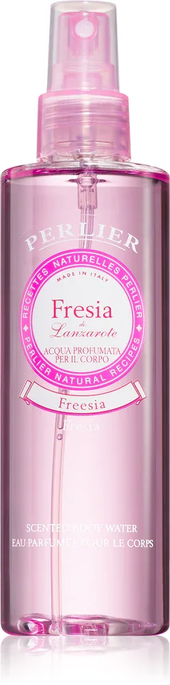 Perlier Freesia - Освежающий спрей для тела, 200 мл