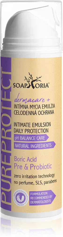 Soaphoria Dermacare+ Pureprotect - Гель для интимной гигиены, 150 мл