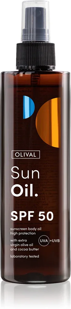 Olival Sun Oile - Масло для загара с питательным действием SPF 50, 200 мл