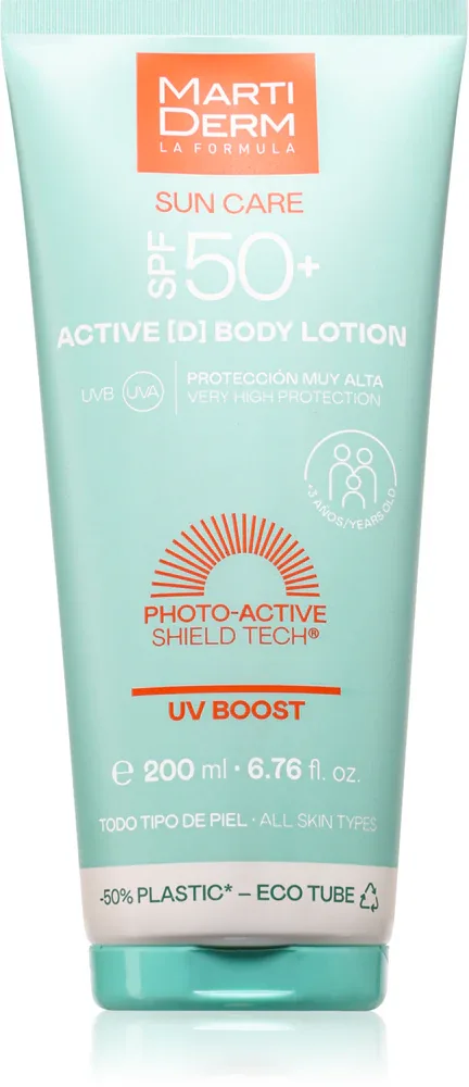 MartiDerm Sun Care Active D Body Lotion - Солнцезащитный крем для тела SPF 50, 200 мл