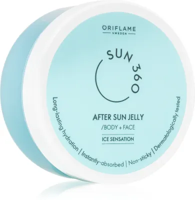 Oriflame Sun 360 - Охлаждающий гель после загара для тела и лица, 150 мл