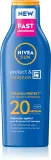 NIVEA SUN Protect & Moisture - Молочко для загара SPF 20, 200 мл — фото 1