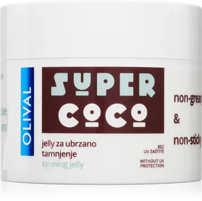 Olival SUPER Coco - Увлажняющий крем-гель для ускорения загара, 100 мл