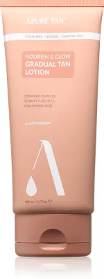 Azure Tan Nourish & Glow - Автозагар: крем для тела, 200 мл