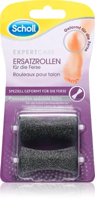 Scholl Expert Care Heel - Сменная насадка для электрической пилки для ног и пяток, 2 шт