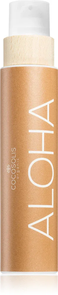 COCOSOLIS ALOHA - Уходовое масло для загара с защитным фильтром
