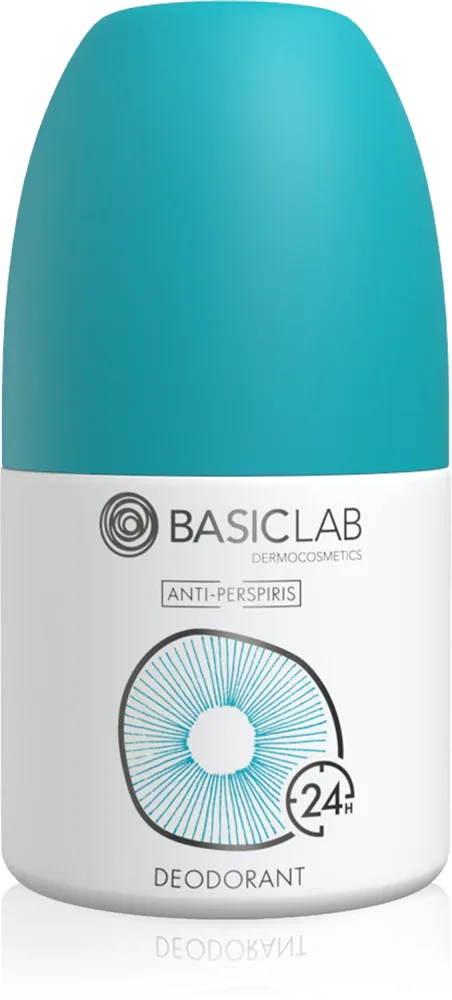 BasicLab Dermocosmetics Anti-Perspiris - Дезодорант Roll-On обеспечивает 24-часовую защиту, 60 мл