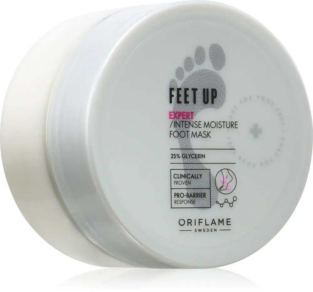 Маска для ног Oriflame Feet Up Expert интенсивная, увлажняющая, для всех типов кожи, 100 мл