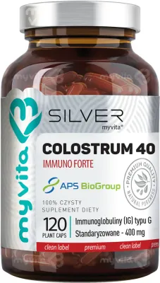 MyVita Silver Colostrum 40 Immuno Forte - Капсулы для поддержки иммунитета