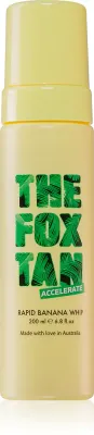 The Fox Tan Rapid Banana Whip - Крем для тела с ускоренным и продлевающим загаром на основе защитного фильтра, 200 мл