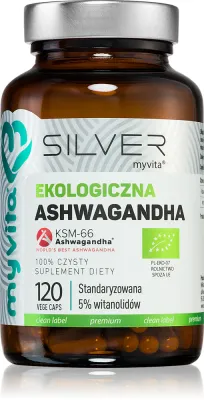 MyVita Silver Pure 100% Ashwagandha KSM-66 200mg - Капсулы для поддержки иммунитета